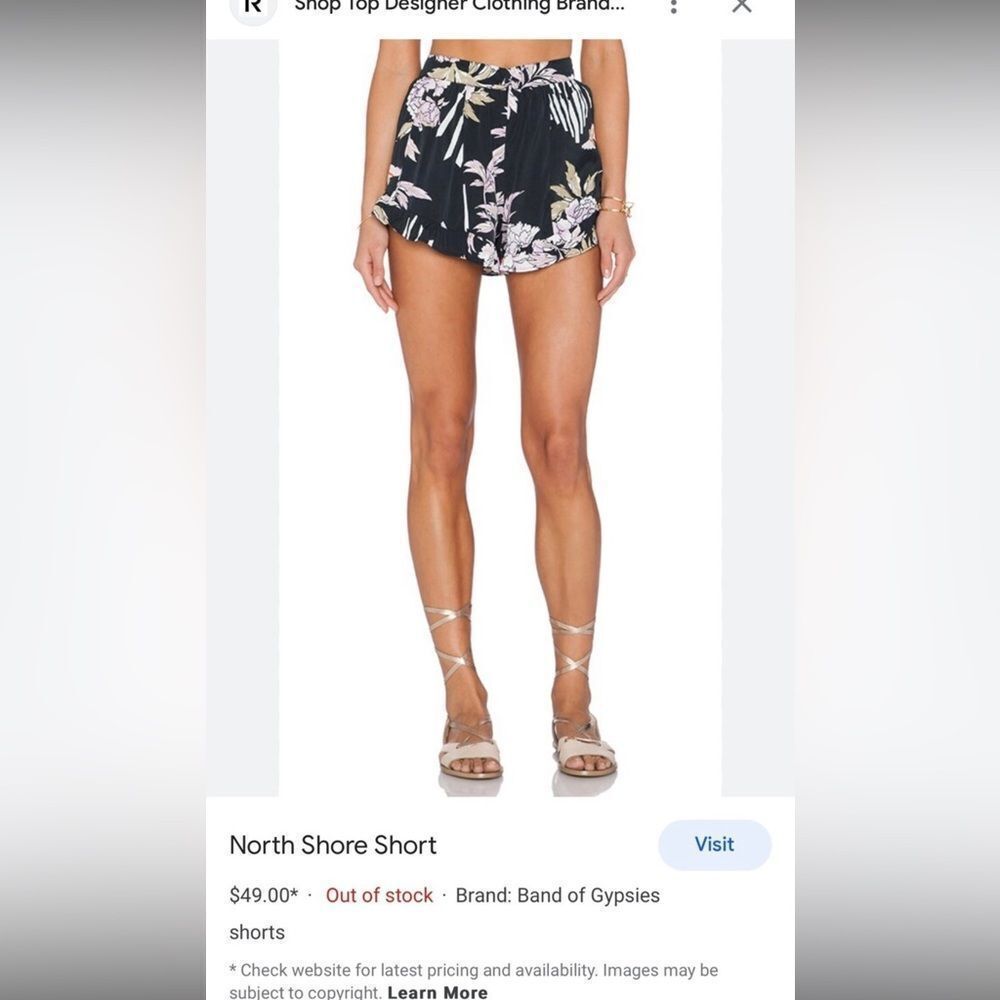 BAND Of Gypsies Small North‎ Shore Shorts